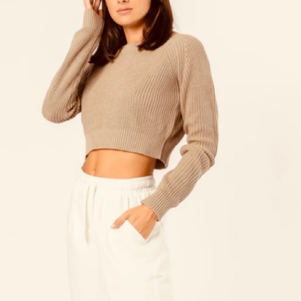 Nude Lucy Brooklyn Crop Knit sweater